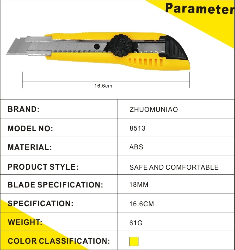
Wholesale Retractable Utility Knife With Ratchet Lock 