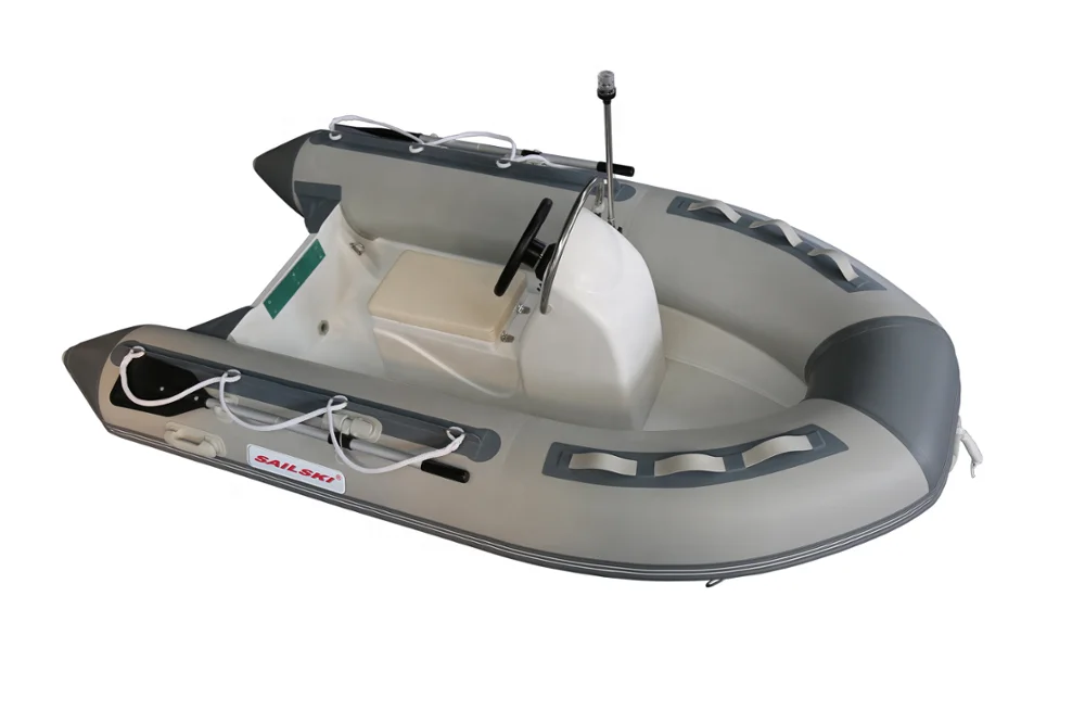 SAILSKI fiberglass hull RIB boat RIB300  3m/10ft with Jockey console and seat