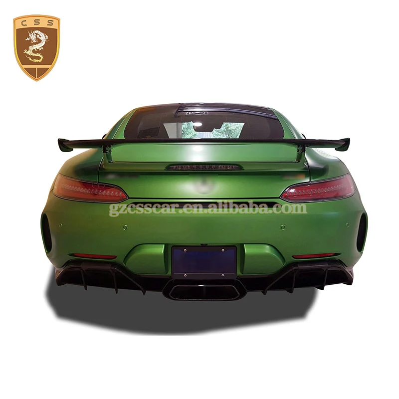 GTR style carbon spoiler suitable for amg gt gts model car parts