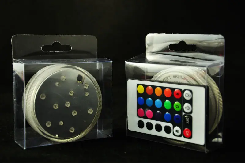 Миниатюрный погружной светодиодный светильник Kitosun на батарейках с дистанционным управлением водонепроницаемый для свадьбы вечеринки украшения