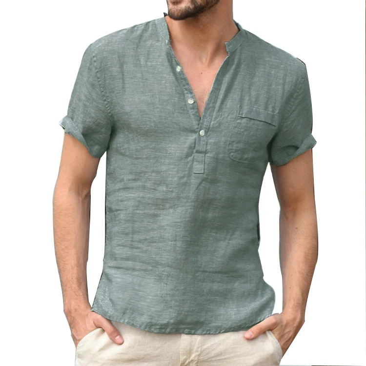 New fashion style and soft 100% hemp t shirts wholesale for men