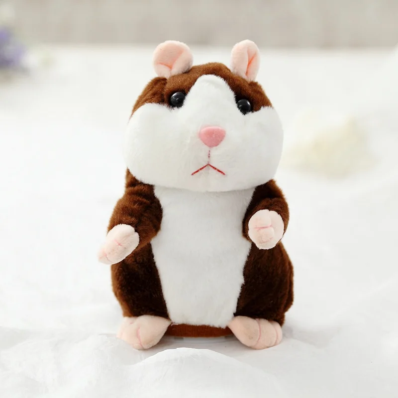 
ready to ship 15cm Plush Talking Hamster stuffed Mouse Toy 