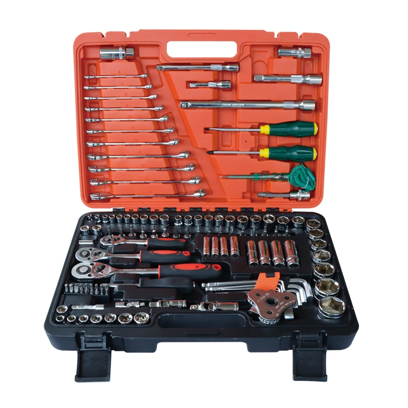 
TF-6021 121PCS PROFESSIONAL SOCKETS SET HEAVY DUTY REPAIR TOOLS SET 
