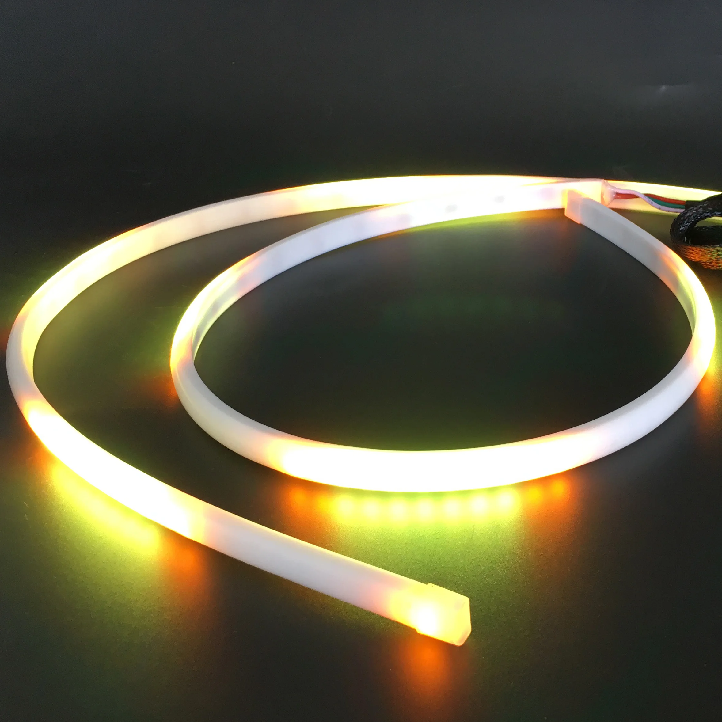 
App control led rgb drl strips made by jiujiang misun 