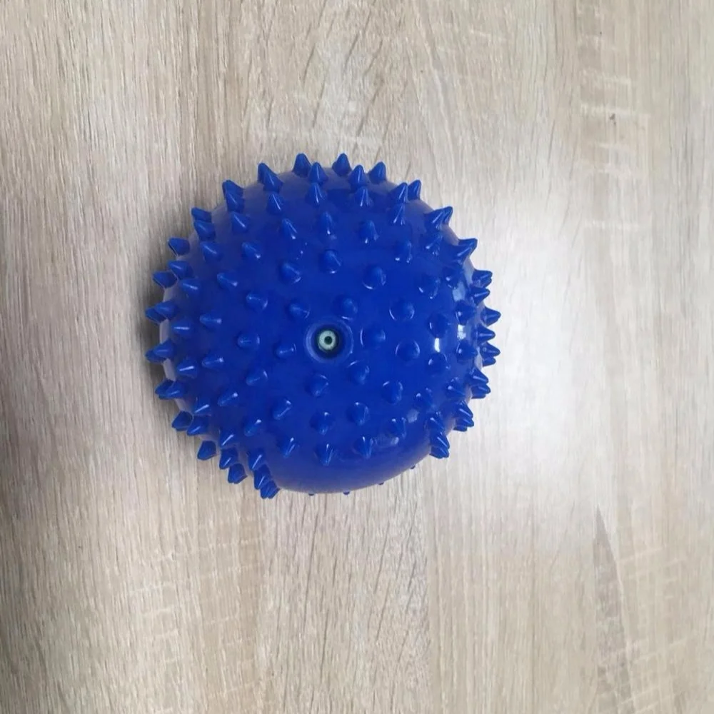 Diameter 9CM Inflatable Massage Ball Soft PVC Toys Indoor for Kids Colorful Ball Plastic Ball Custom Logo Printed Customized