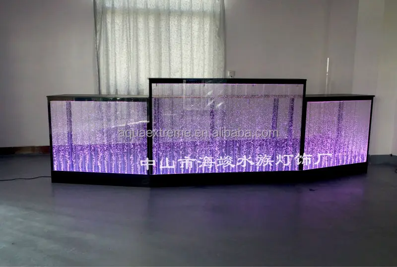 Удивительная светодиодная барная стойка с водяными