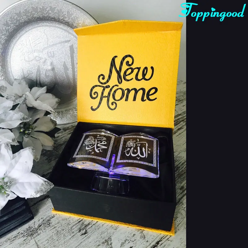 
2018 Popular Muslim Crystal Quran Gifts For Islamic Wedding Favor 