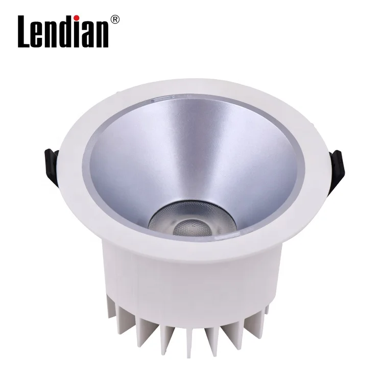 Commercial office home hotel gold white silver deep anti-glare 10w 20w 30w 40w waterproof IP65 led downlight