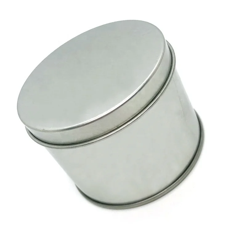 wholesale custom candy tea packaging box round tinplate storage small mini tin can