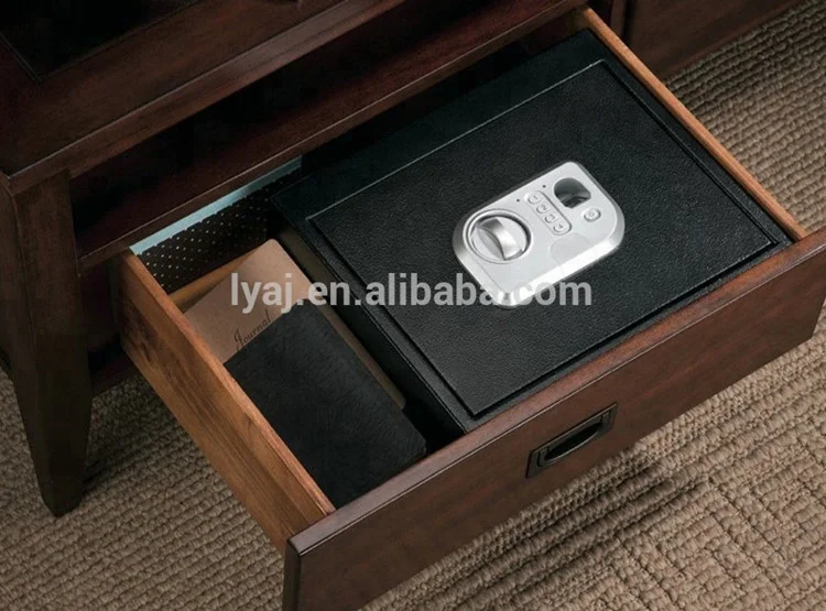 High quality top open portable fingerprint lock metal gun safe