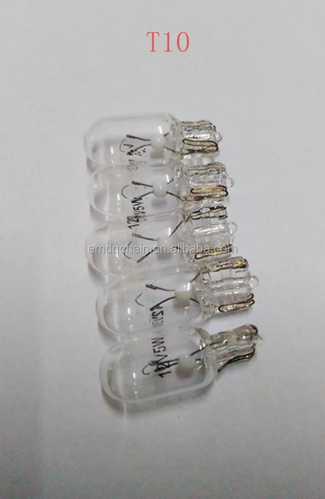 
Auto Lamp Light Bulb T10 12V5W Energy-saving Halogen Bulb 