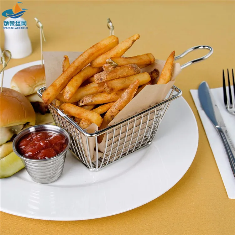 Food Grade Mini French Fries Baskets