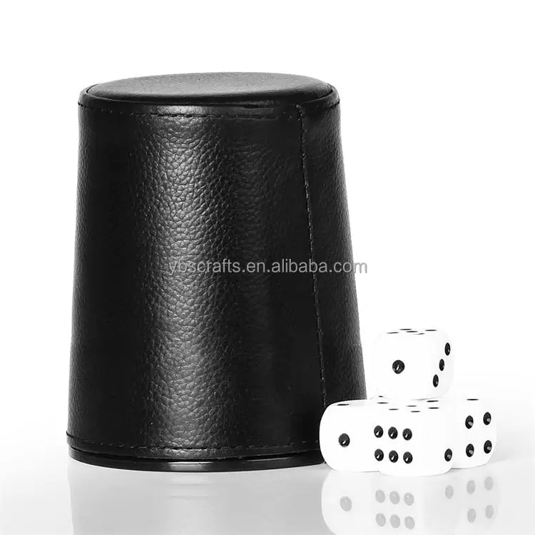 Genuine Leather Dice Cup for Backgammon
