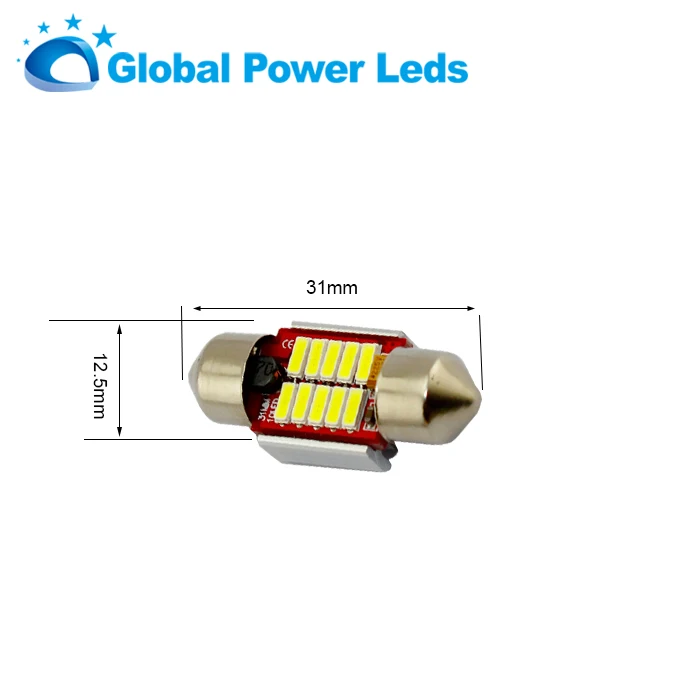 29mm 31mm 4014 CHIP C5W 293 12v canbus festoon led car light 3W canbus auto bulb