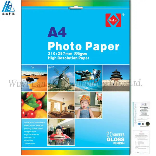 220 GSM - A4 Photo Paper Inkjet