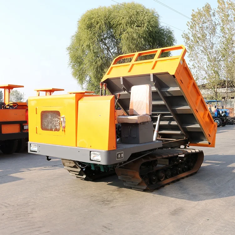 1T Rubber track carrier crawler transporter dumper for agricultural