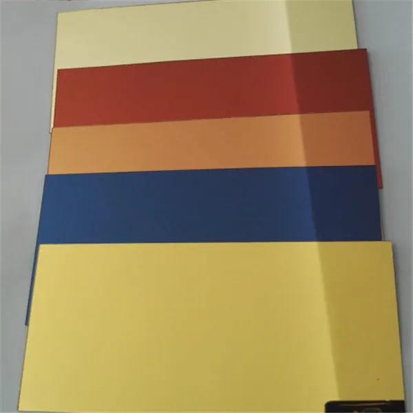 1-2mm High Quality Decorative Tinted and Clear Colored Glass Mirror , Coloured Float Mirror Glass, Colored Float Mirror