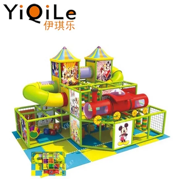 Mini soft play slide cheerful indoor treehouse playground great kids indoor tunnel playground