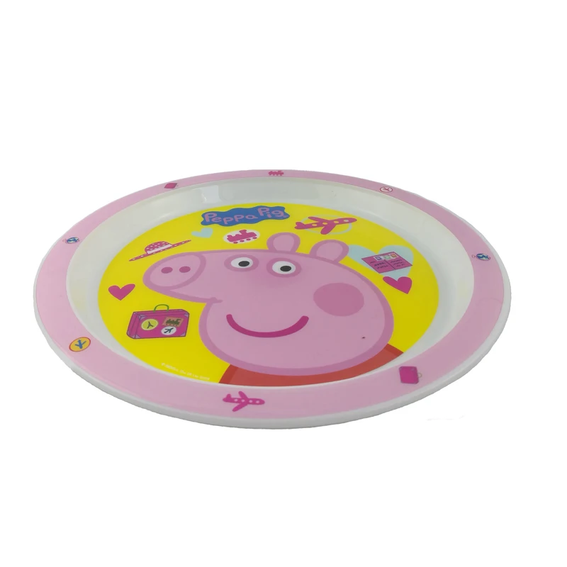 
BPA FREE PP Round IML Baby Feeding food plate 