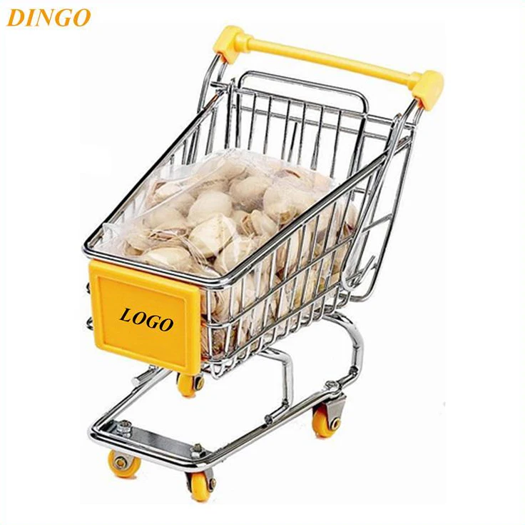 chrome plated kids metal mini grocery shopping cart/wire shopping trolley