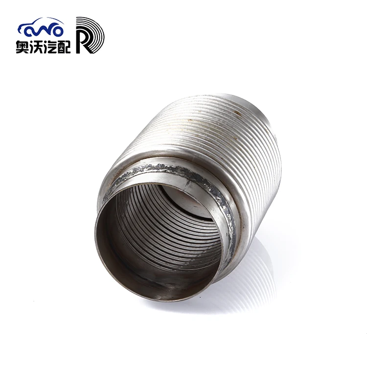 
Rudin factory customizable size exhaust flexible pipe connect with muffler, exhaust pipe for rx7 with interlock 