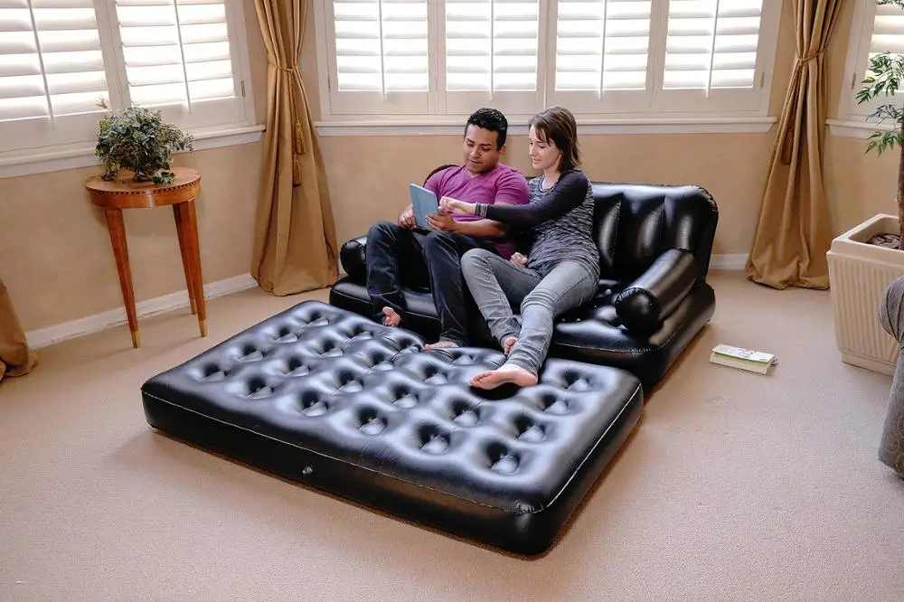 
Bestway75054 with Sidewinder-AC Air Pump Double 5-In-1 Multifunctional Couch Foldable lounge airbed sofa 
