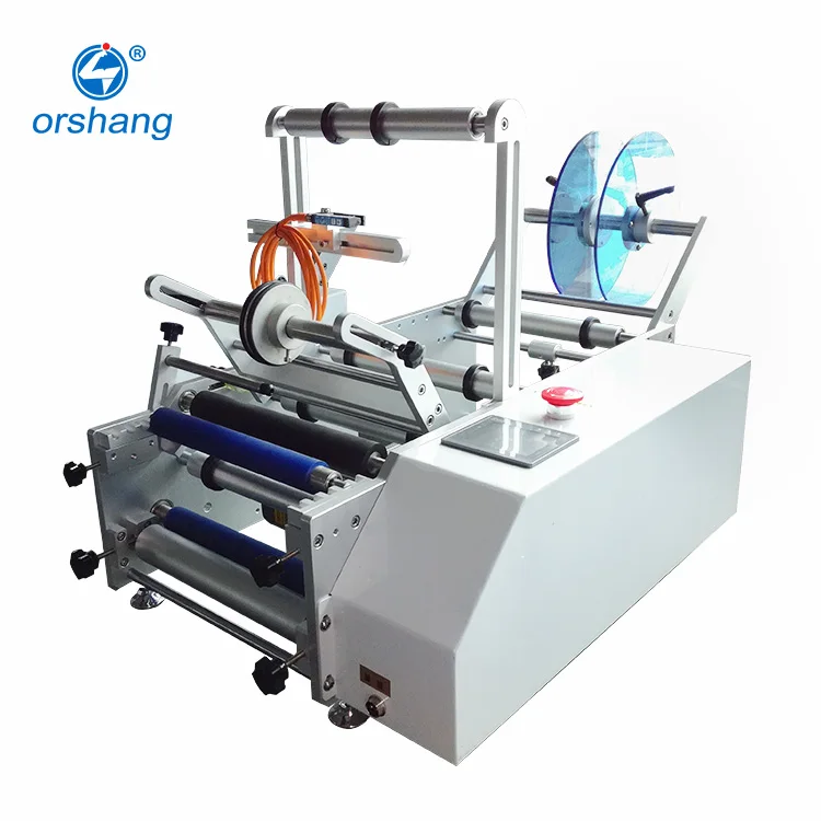 2023 Semi Automatic Manual Round Bottle Labeling Machine Case Packaging Type 20-40pcs/min
