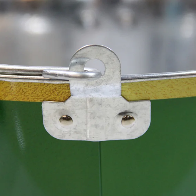 High Quality Outdoor Camping Hiking Garden Portable Hot Dipped Galvanized Metal Zinc Water Ice Bear Bucket