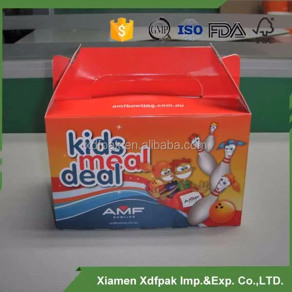 Картон торт складная коробка бумаги с ручкой