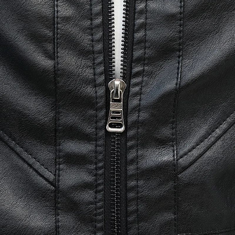 China Apparel Best Quality Motorcycle Jacket Mens Leather Jacket Warm Keeping Winter Jacket