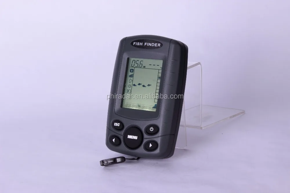 Phiradar 2.4' Portable Sonar Fish Finder with Mountable and Float-able sonar sensor