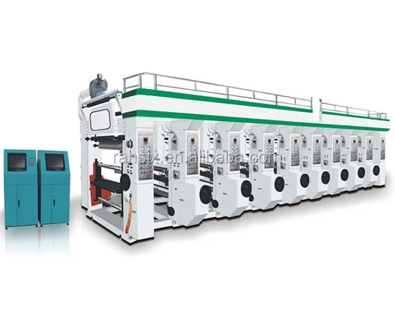 ASY-21000M 2colors Middle speed gravure cloth packing bags printing machine