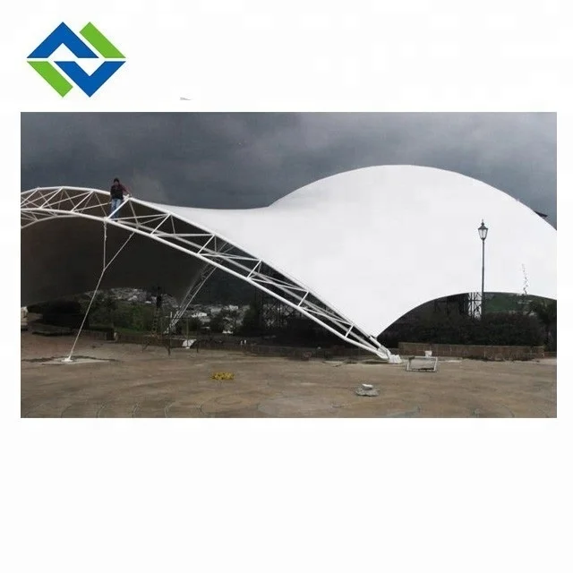 Палатка крыши прочность структуры PTFE архитектурной мембраны