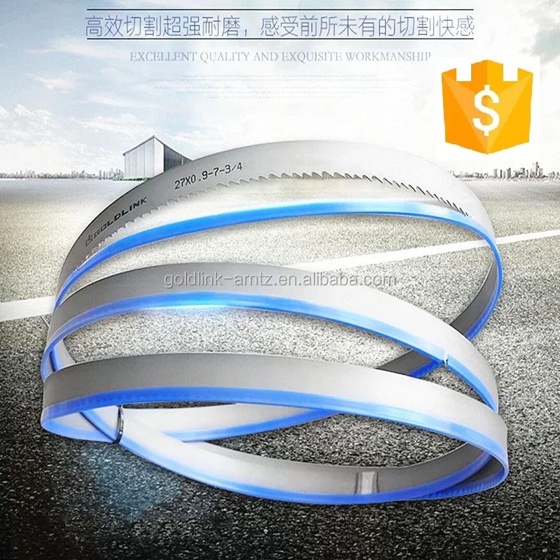 Goldlink M42 M51 metal and steel cutting high performance bi-metal band saw blade