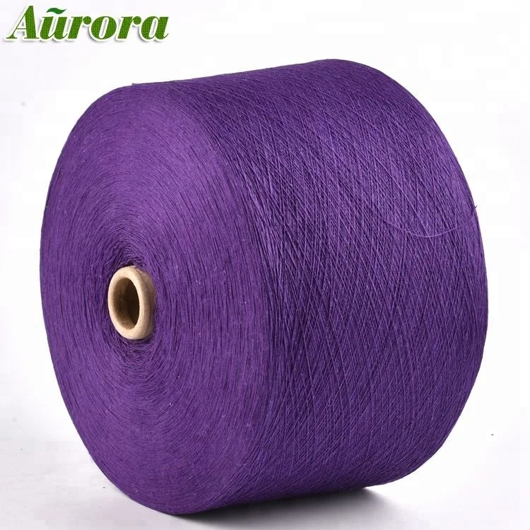 Конкурентоспособная цена, фиолетовая Регенерированная Смешанная хлопчатобумажная пряжа 16s/1 Ne16S