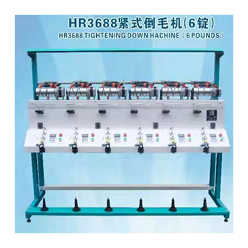 
HR3688 Automatic tightening down polyester cone yarn winding machine 