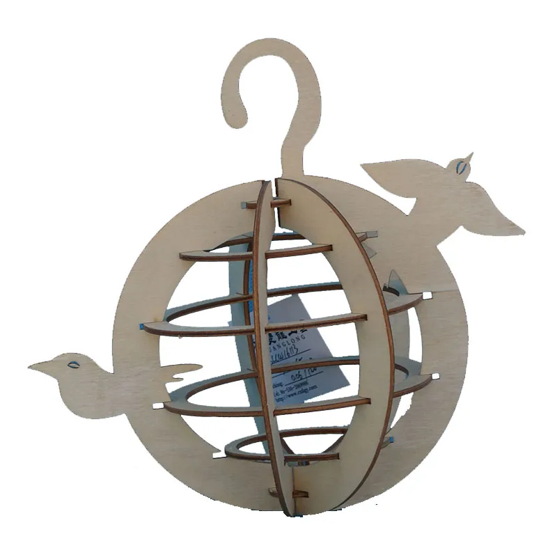 Handmade handicraft wooden easter decoration