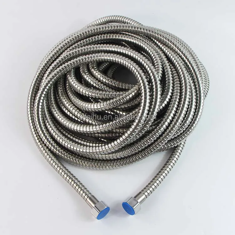 
High quality chromeplated double lock flexible shower hose, PVC shower hose 