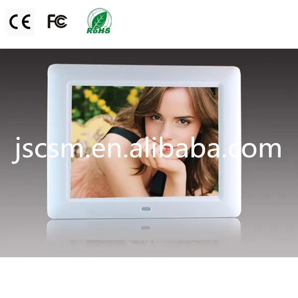цифровая рамка 8 дюйма HD многофункциональный видео / музыки / видео оптовая торговля