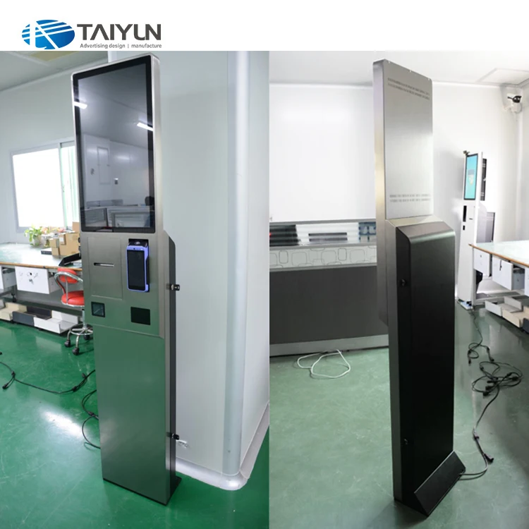 24 inch Android system self- service touchscreen payment kiosks for chain restaurant