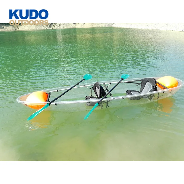 Ce Certification 1-2 Capacity (Person) Plastic Fishing Clear Bottom Kayak For Sale