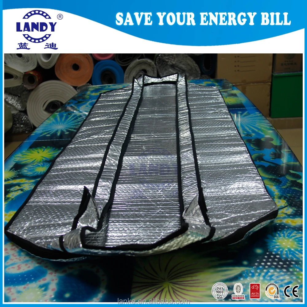 aluminum foil bubble attic stair cover insulation keep Warm saving energy