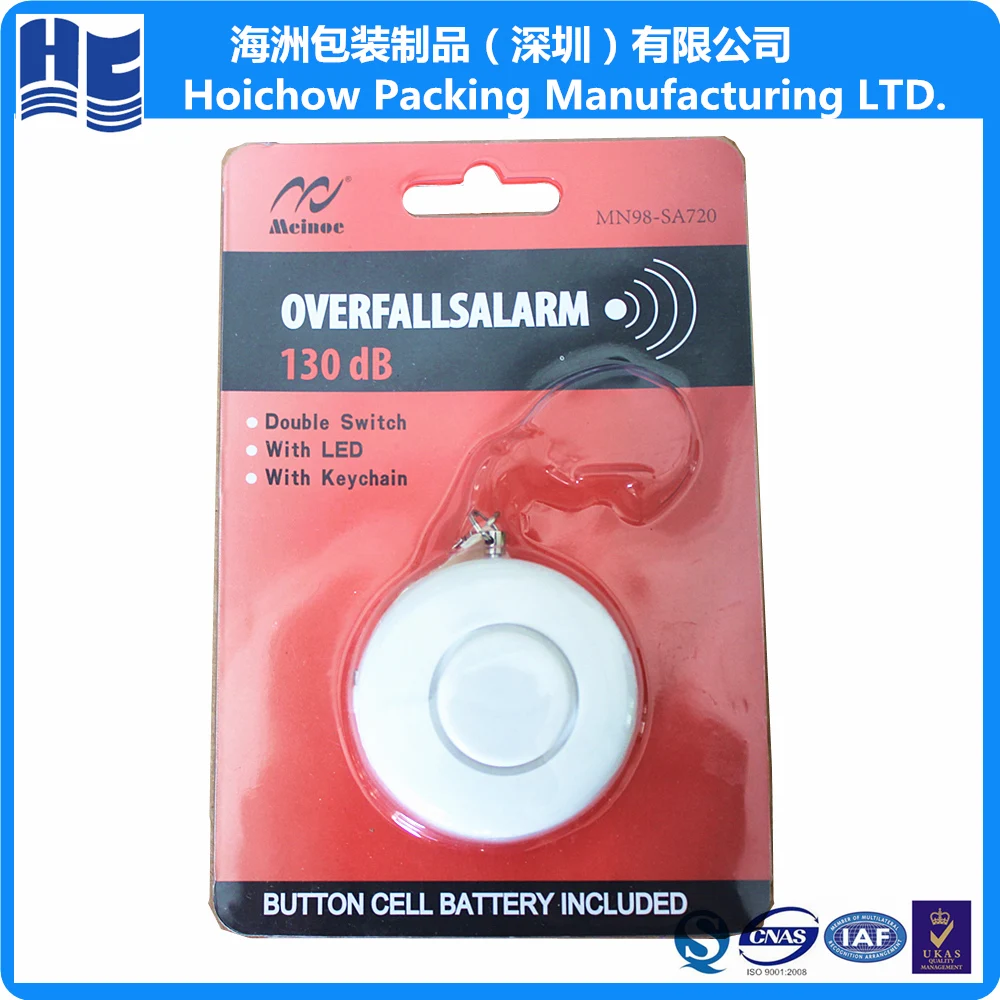 
Custom Slide Blister Packaging With Hanging Hole Blister Paper Insert Packaging 