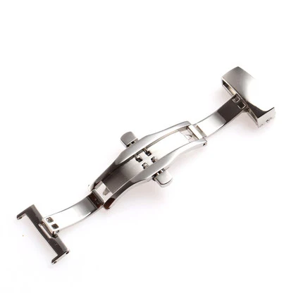 Ремешок из нержавеющей стали для часов с пряжкой-бабочкой