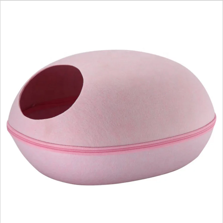 Felt cat house felt pet cave