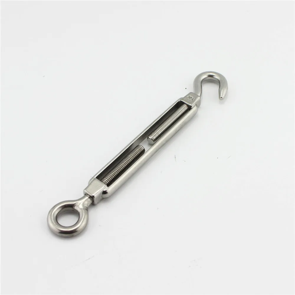 hardware stainless steel Wire rope fitting Turnbuckle Hook and hook end