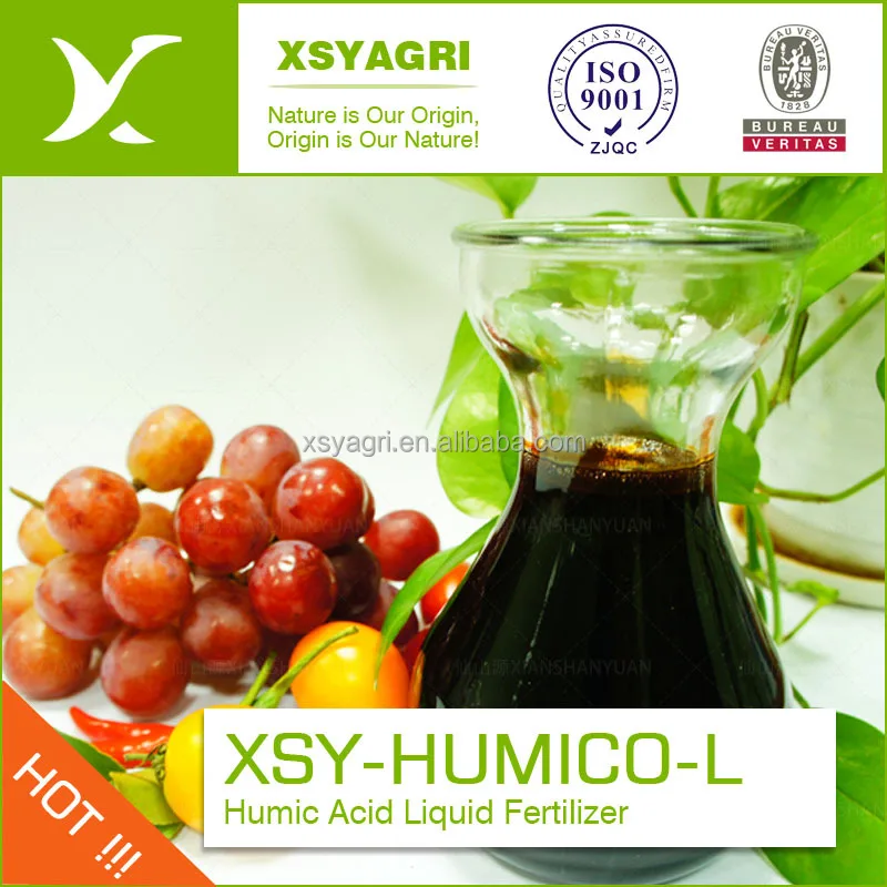 Органическое жидкое удобрение с гумистой кислотой содержит гумиевую кислоту, извлеченную из леонордитного фолиевого удобрения с сертификатом ISO и BV