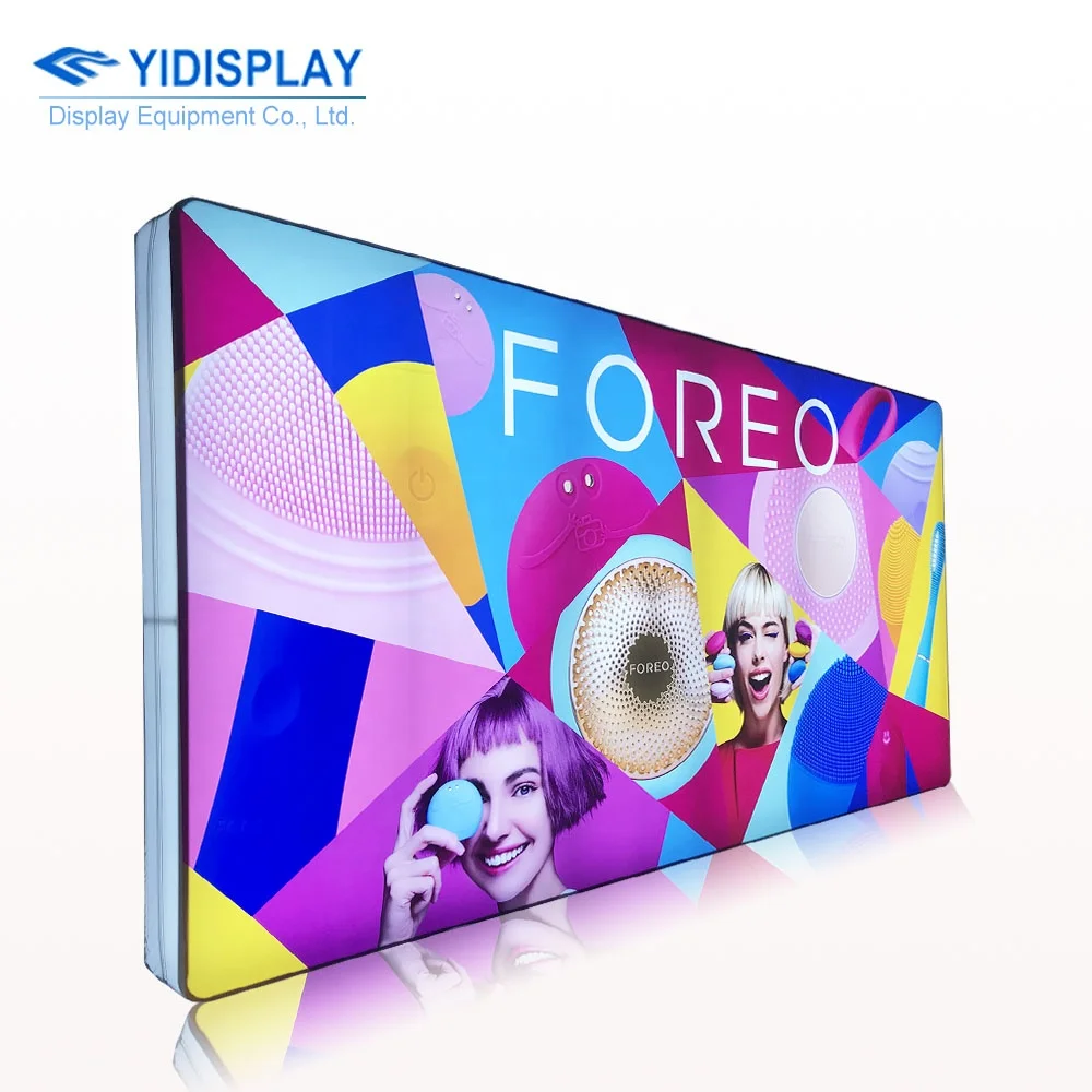 SEG Fabric Aluminum Frame Advertising Flexible Led Lamp Box Light Stand Display