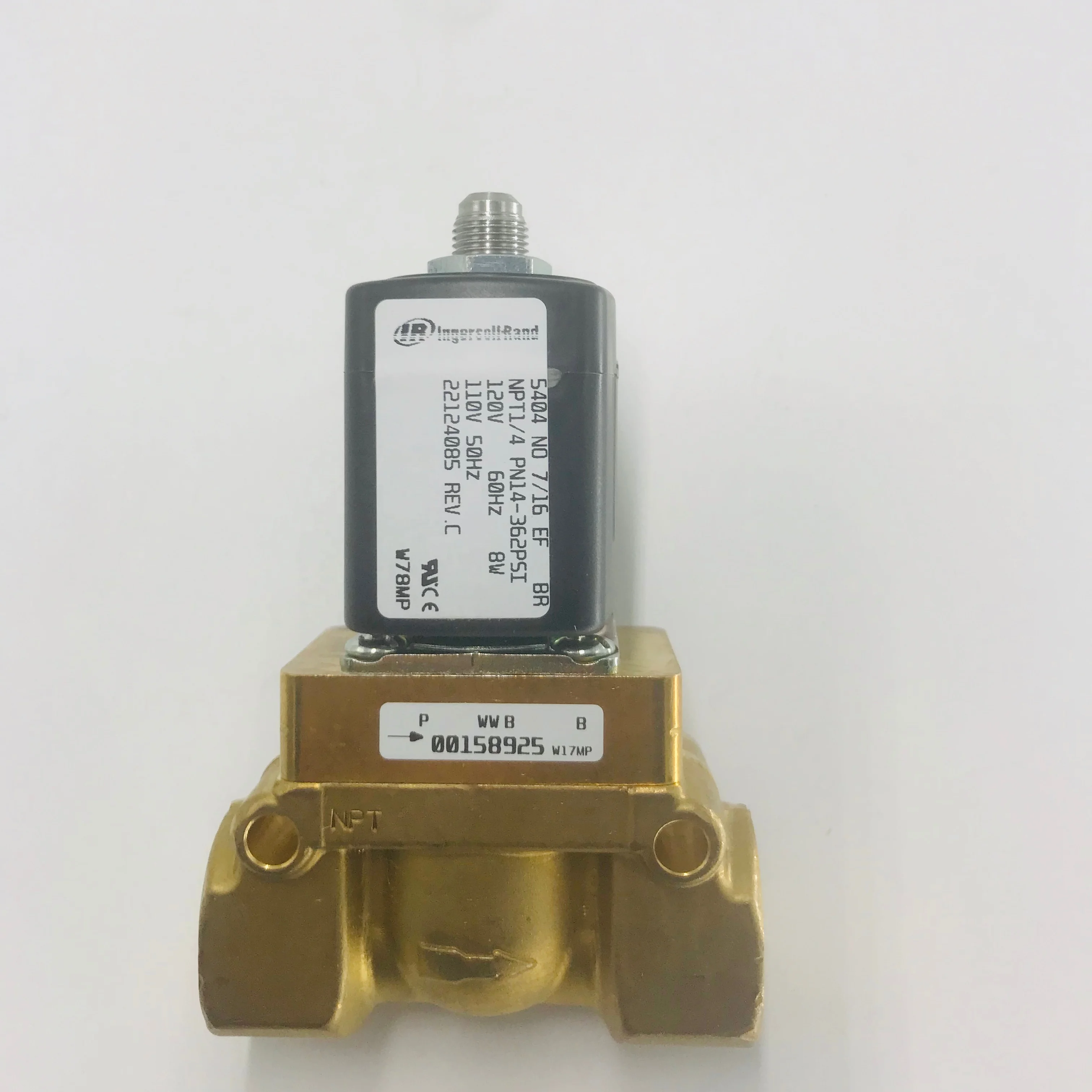 screw air compressor parts unloading valve 22124085 for Ingersoll rand  Solenoid valve