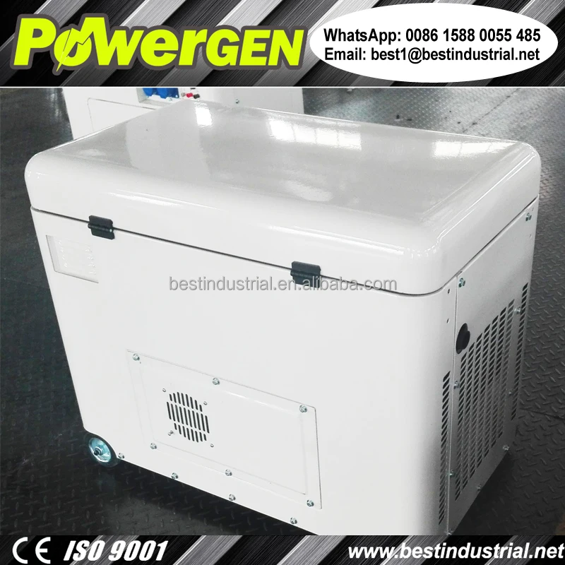 With Cooling Fan!!! POWERGEN Open From The Top design Silent Diesel Generator 8KW